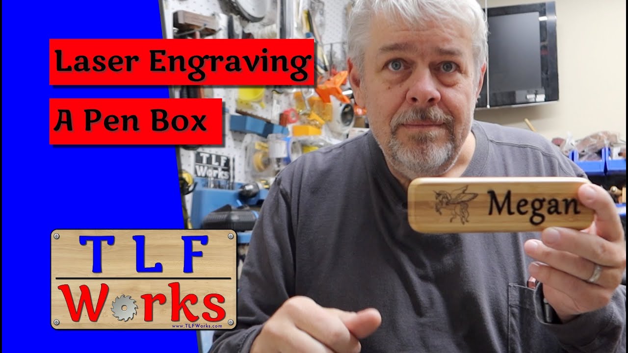 Engraved Pen Box with NEJE Master 7W