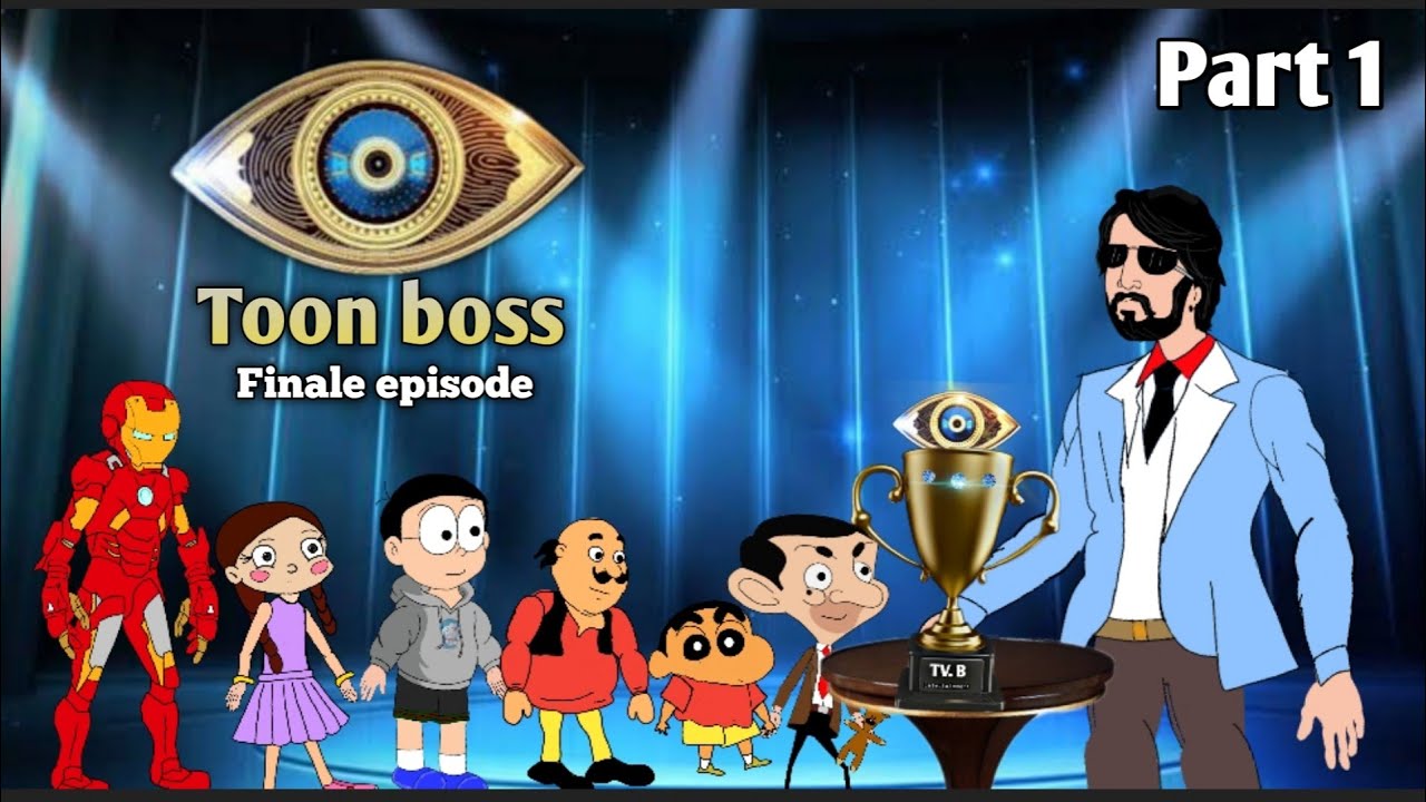 Toon boss finale | part 1 | Nobita, motu, Mr bean, shinchan, chutki, iron man