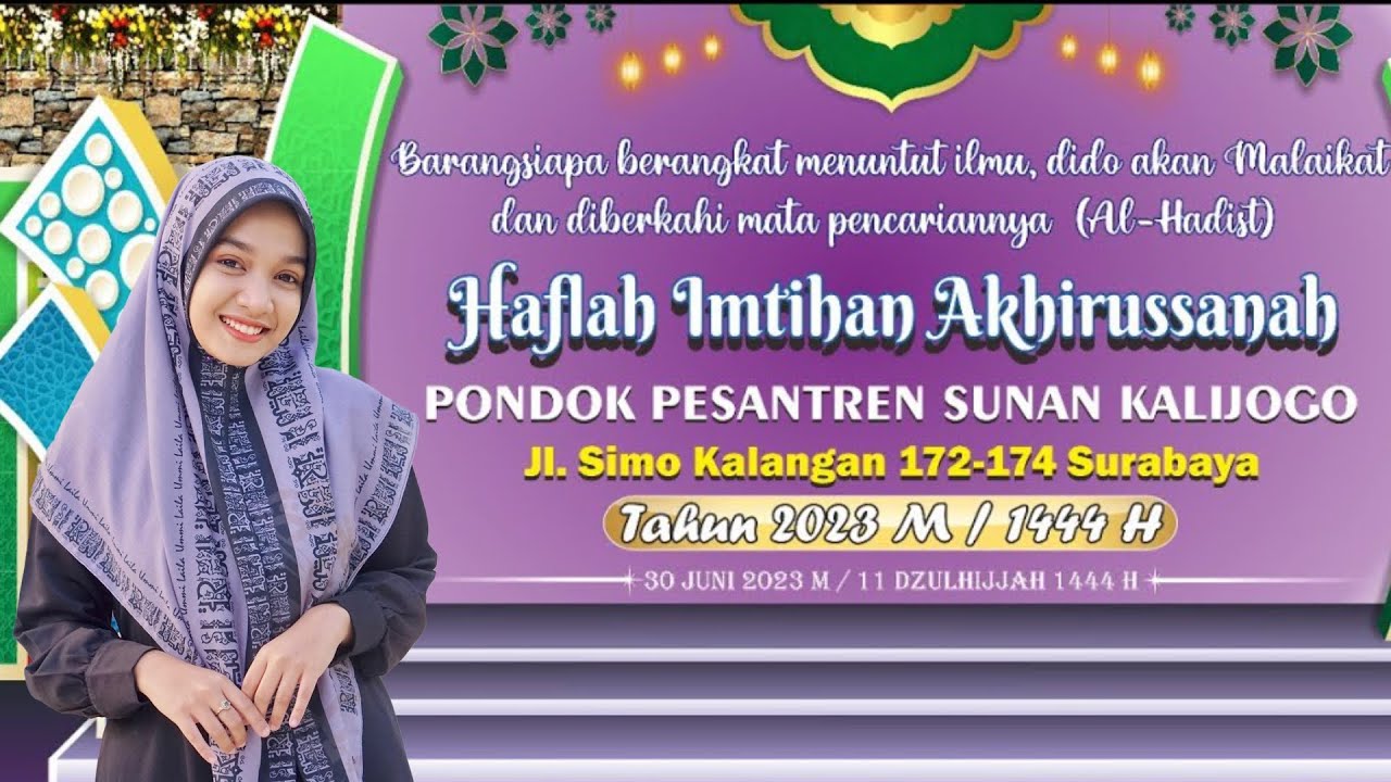 🔴 LIVE PENGAJIAN NING UMI LAILA - HAFLAH IMTIHAN AKHIRUSSANAH PP. SUNAN KALIJOGO SURABAYA TAHUN 2023