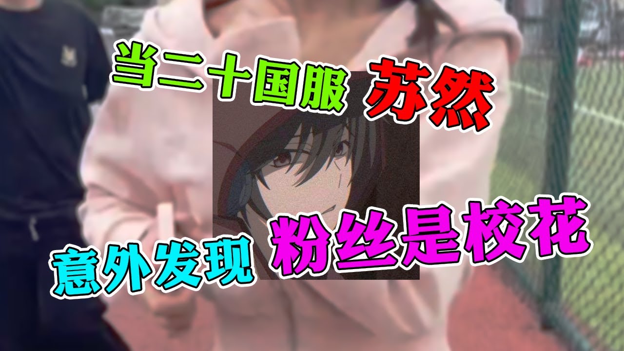 【王者荣耀苏然】当二十国服的小学生意外发现校花竟是我的粉丝！