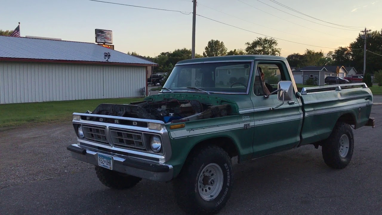 1976 F-150 360ci open headers
