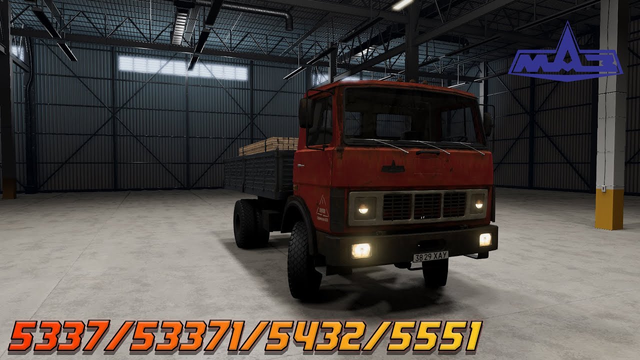 MAZ 5337/53371/5432/5551-BeamNG Drive(#1251)