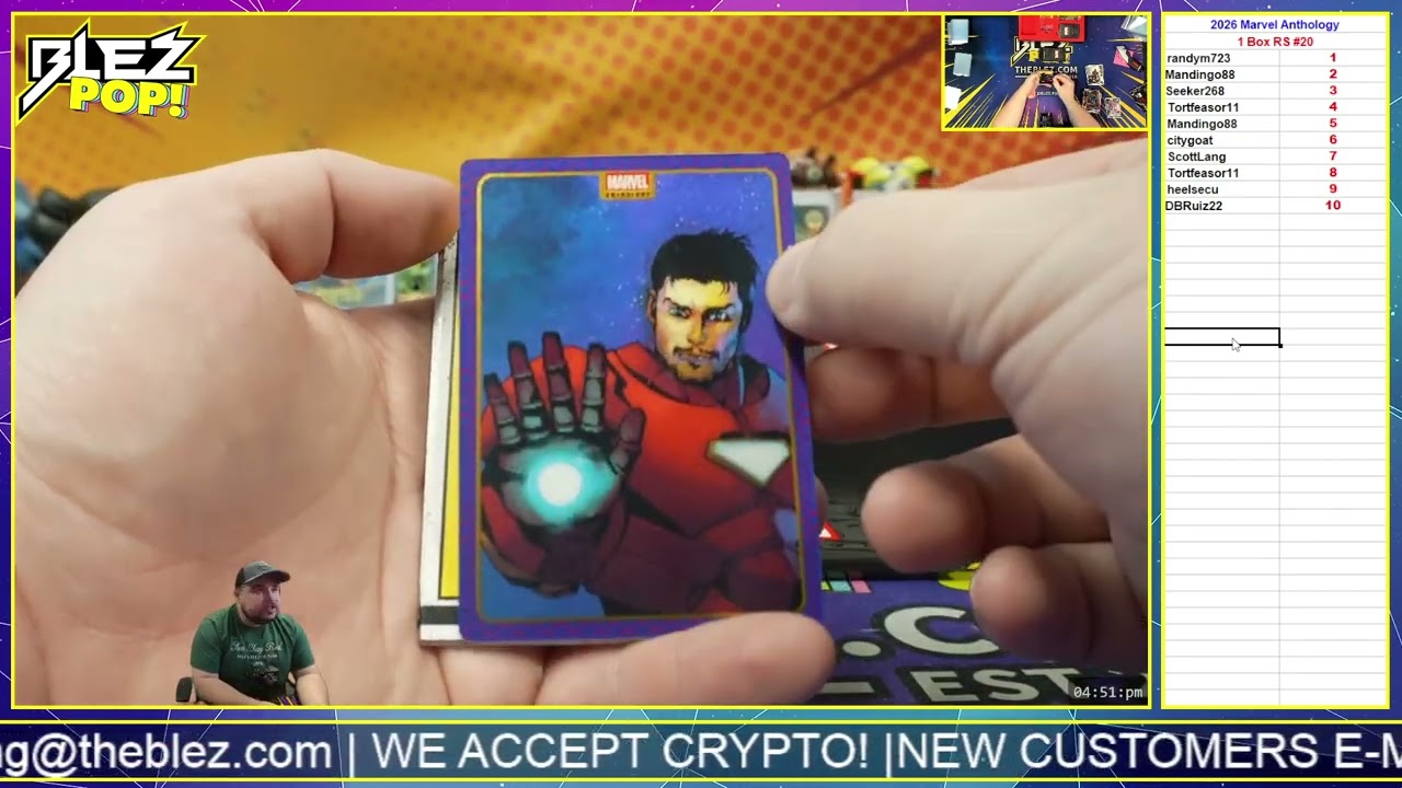 2026 Panini Marvel Anthology Collection 1 Box Break Random Serial #20