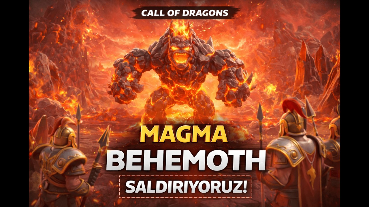 Call of Dragons RSX magma saldırısı
