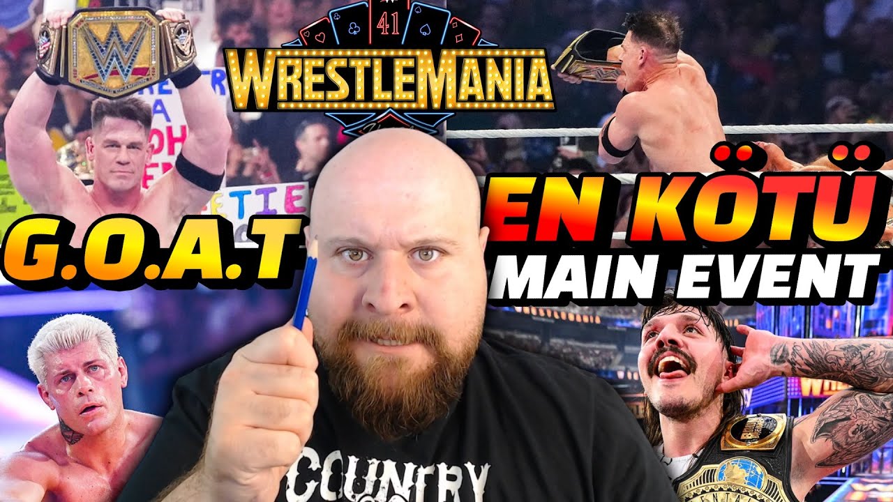 JOHN CENA 17'Yİ ALDI | THE ROCK ALLAH BELANI VERSİN | WRESTLEMANIA 41 | 2. Gece İnceleme