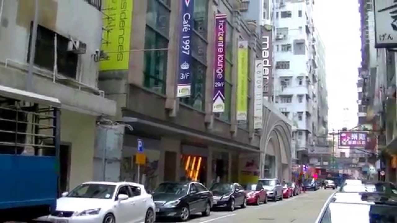 2017 香港自由行 - A22機場公車佐敦道下車站步行往Largos 朗逸、彩鴻酒店 Hotel Rainbow