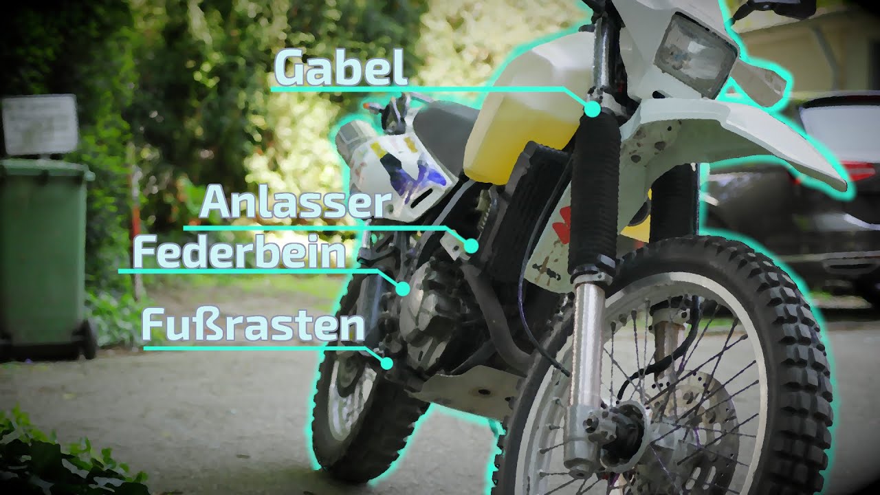 DR 650 se Tuning und offroad umbau Maßnahmen