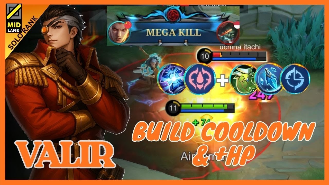 VALIR BUILD SUPER COOLDOWN ~ BEST BUILD FOR VALIR MIDLANE~VVALIR GAMEPLAY