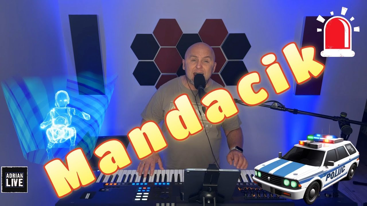 🎶 Mandacik 🚨👮– Zenek Martyniuk & Łobuzy | Cover Adrian Live Music (Yamaha Genos 2) 🎹🎤🤩🚨