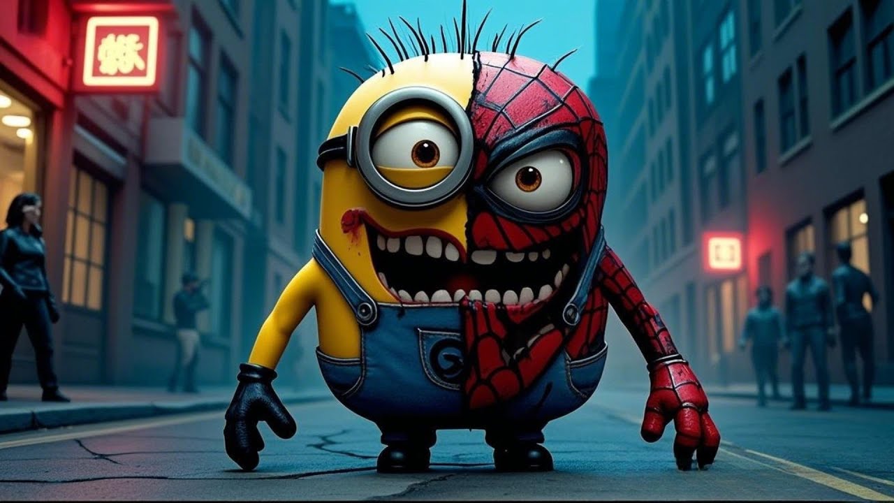 💥 MINION & SPIDER MAN 🕷️ | Story of Transformation ( 4K REMAKE )