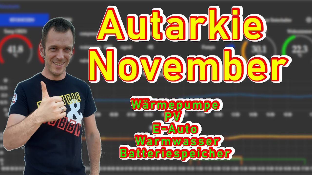 Energie im November - Wärmepumpe, E-Auto und PV - Ein Blick in die Statistik 📊📉