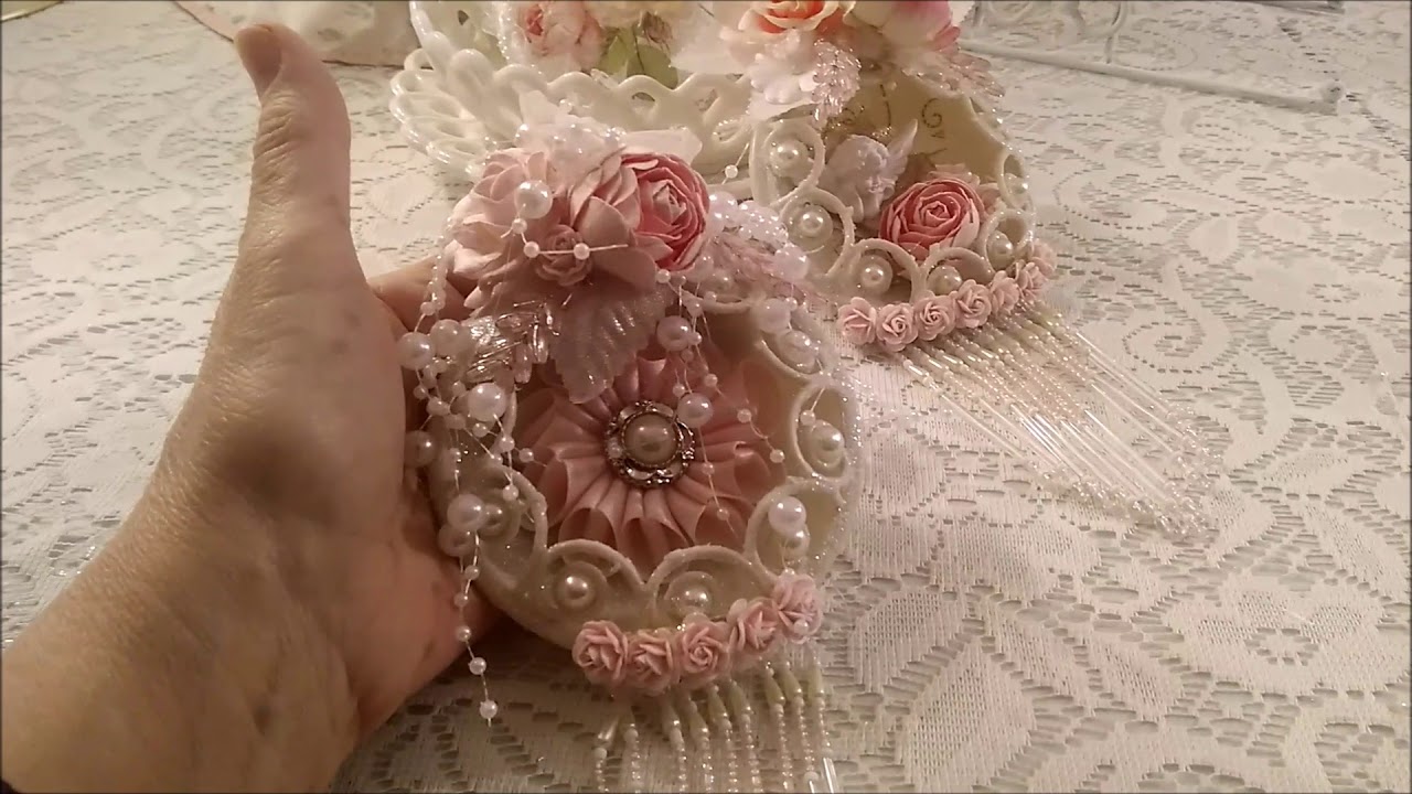 DIY: Making Shabby Chic Christmas Ornaments #10