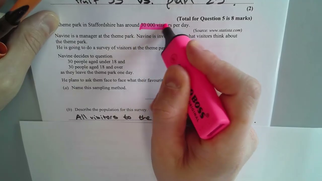 Statistics GCSE 2023 Foundation Paper  2 - Odd