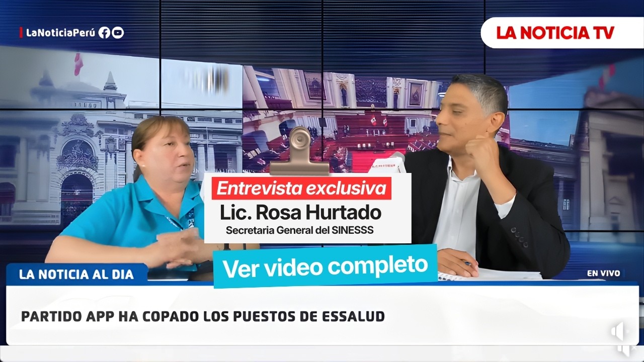 ¡Firmeza y claridad frente a la crisis de EsSalud! ✊🩺