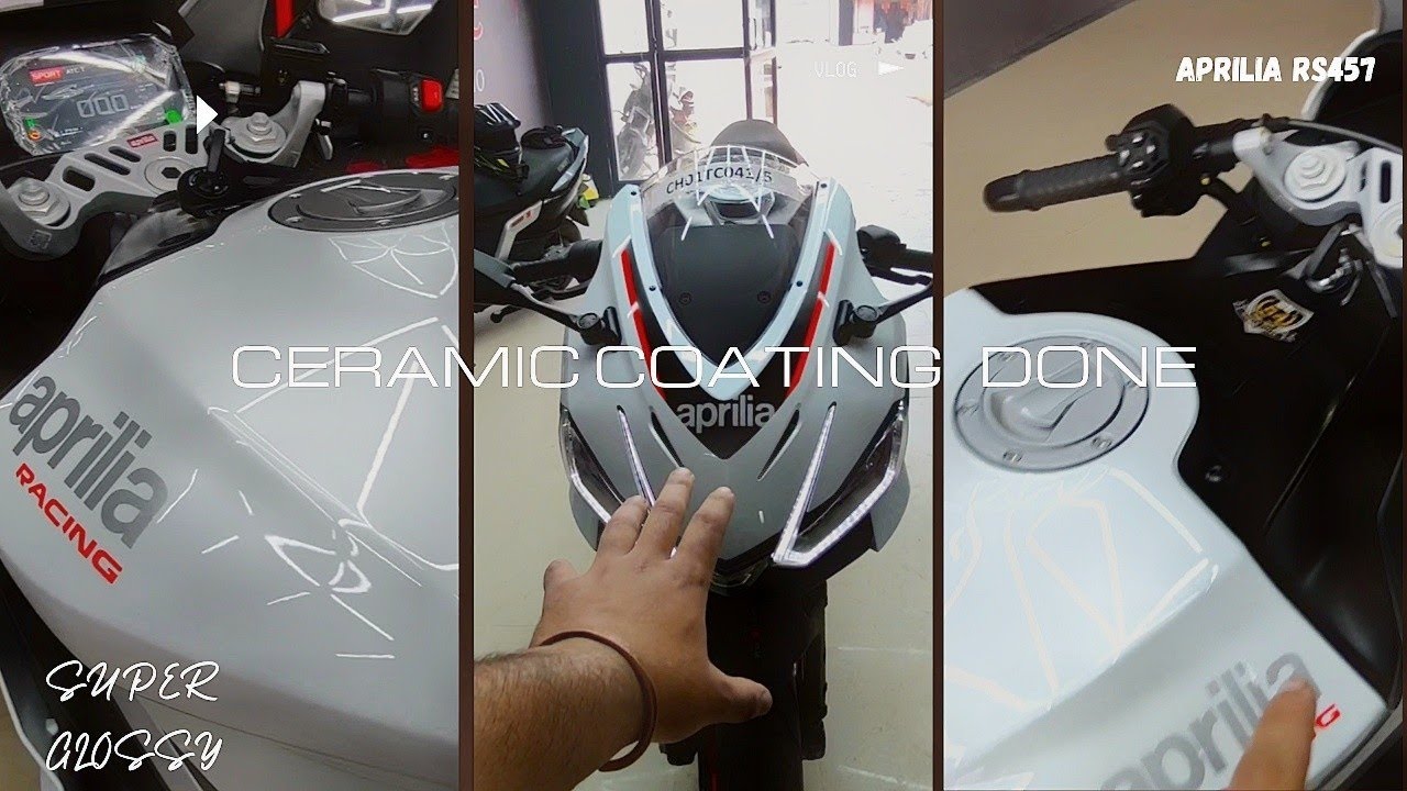 APRILIA RS457 CERAMIC COATING | MZA HI AA GYA 😍👌🏻