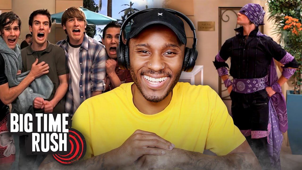 First Time Watching *BIG TIME RUSH * It's Actually Quite Funny !  1x3-4 Reaction