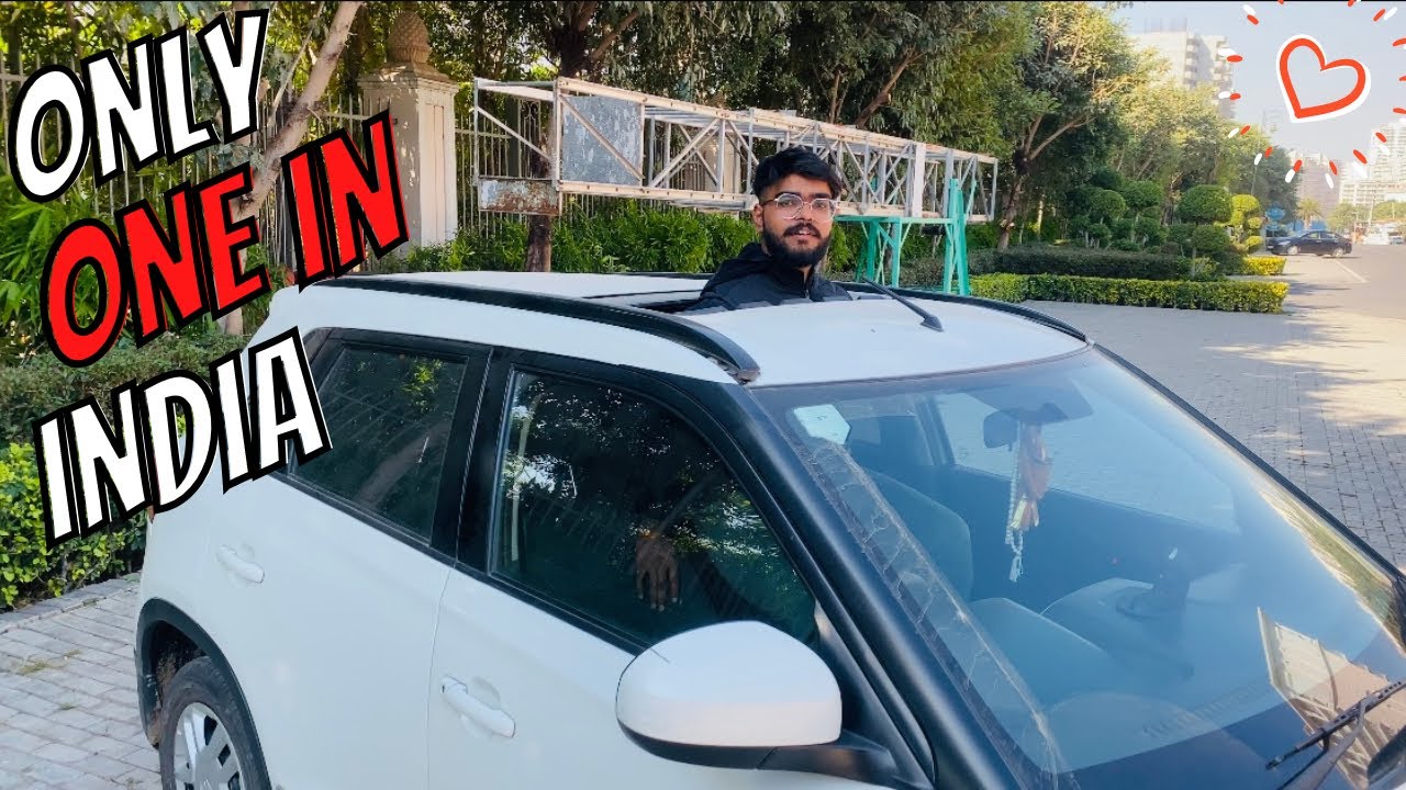 Brezza 2016 converted in 2022 ||Sunroof installed😳|| SUNROOF IN BASE MODEL || Cheapest price