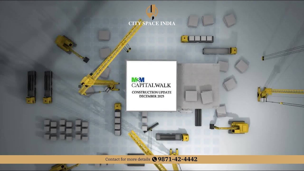 M3M Capital Walk Construction Update December 2025 | Premium Commercial Project in Gurgaon