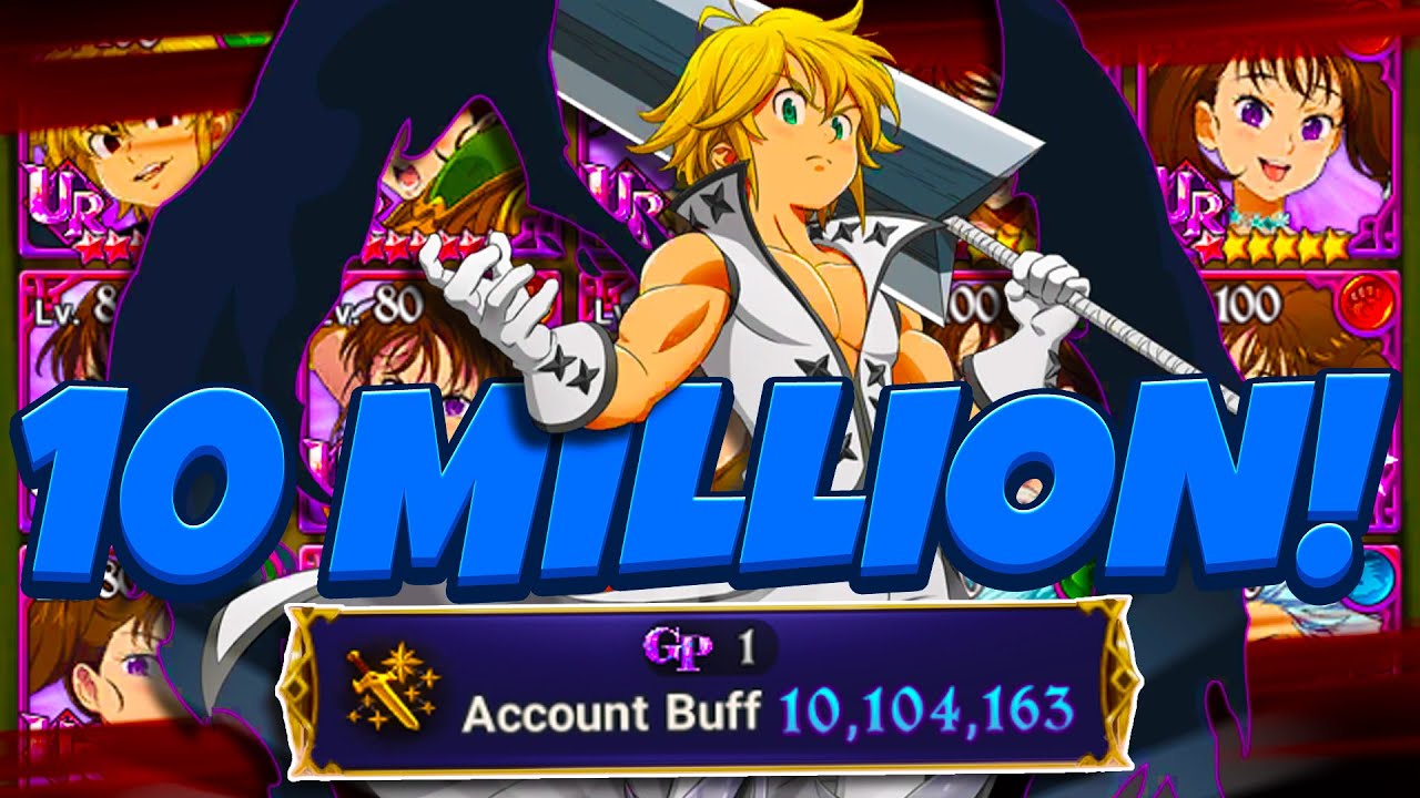 I Finally Hit 10 Million Box CC! Small Account Showcase! | Seven Deadly Sins: Grand Cross