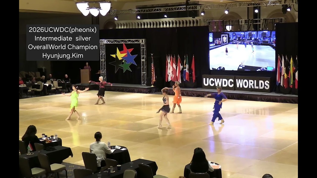 UCWDC2026피닉스    Intermediate Worldchampion  Kim Hyun Jung. 글로벌럭시라인댄스 