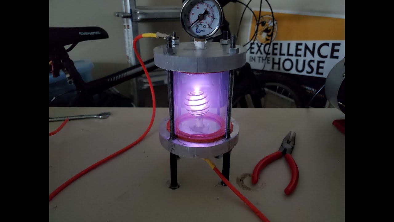Nuclear Fusor 1st Successful Run (no deuterium)