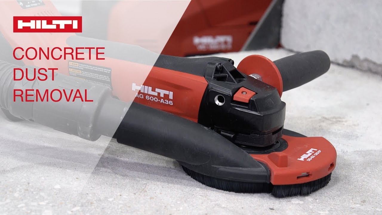HOW TO set up the Dust Removal System on Hilti Grinders