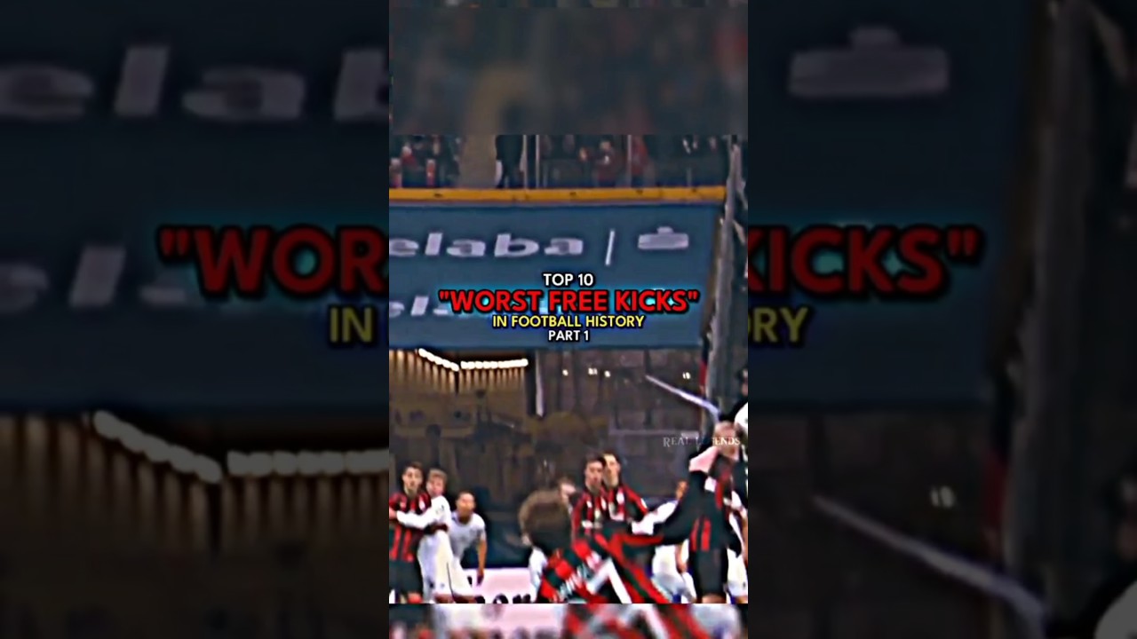 TOP-10 WORST FREE KICKS IN FOOTBALL HISTORY PART-1 ⚽️ ✅️ #football #soccer #bestplayer