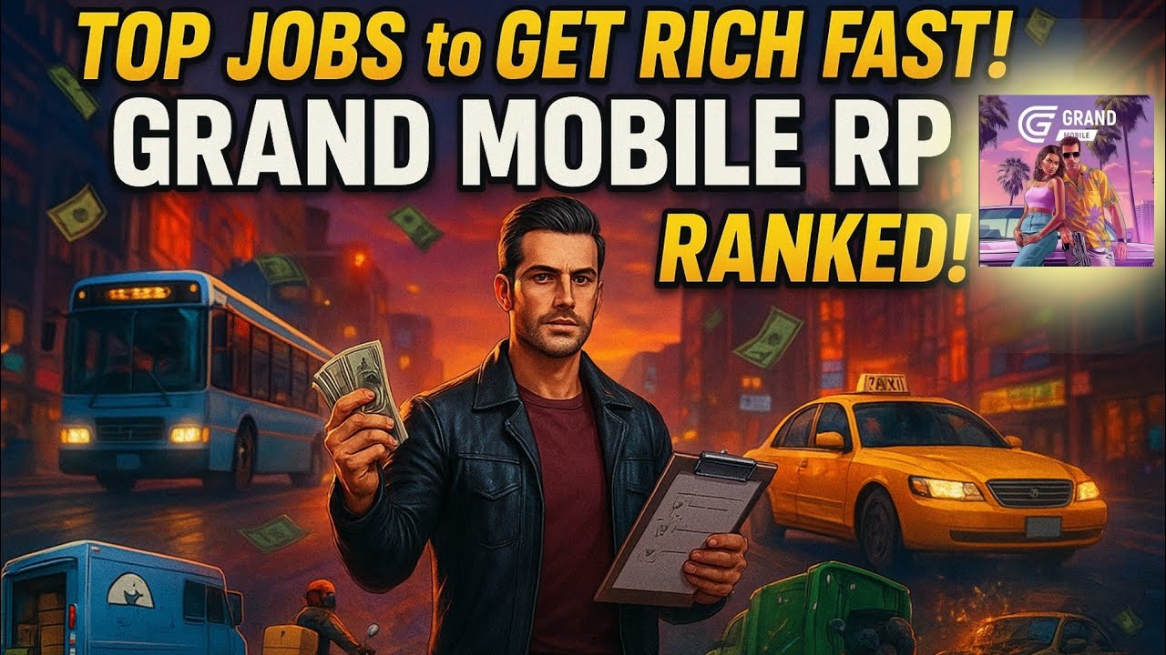 FASTEST MONEY Jobs in GRAND MOBILE RP Ranked from WORST to BEST!