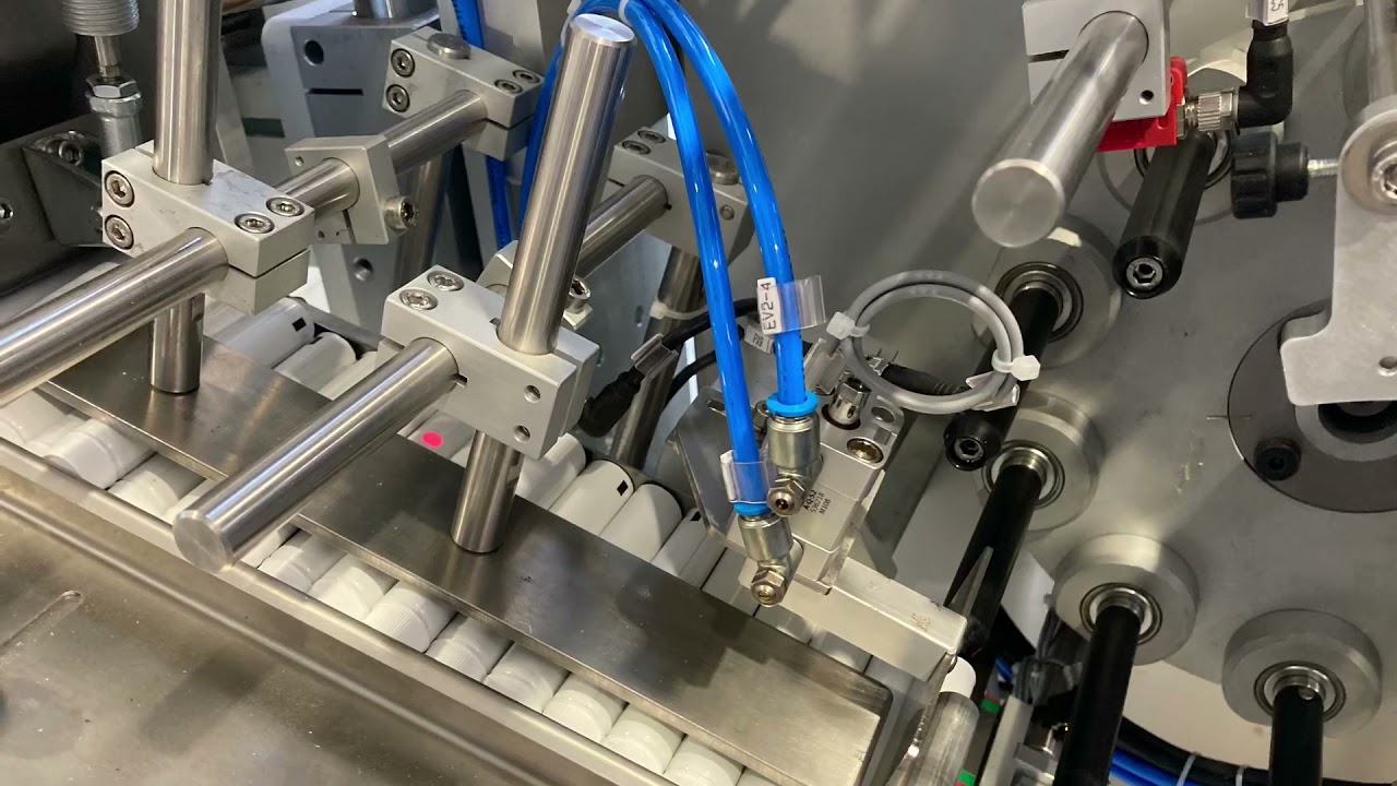 Labelling system for empty tubes for cosmetic products
