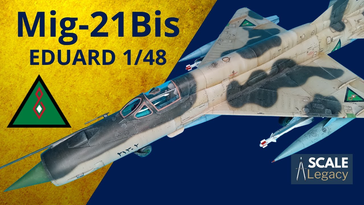 MiG-21Bis Eduard 1/48 – Iraqi Desert Storm Fighter | Realistic Weathering