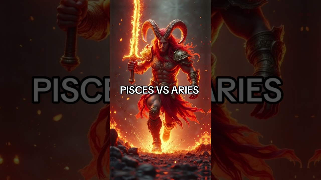 Pisces versus Aries #astrology #zodiacsigns #horoscope #zodiac #pisces #aries
