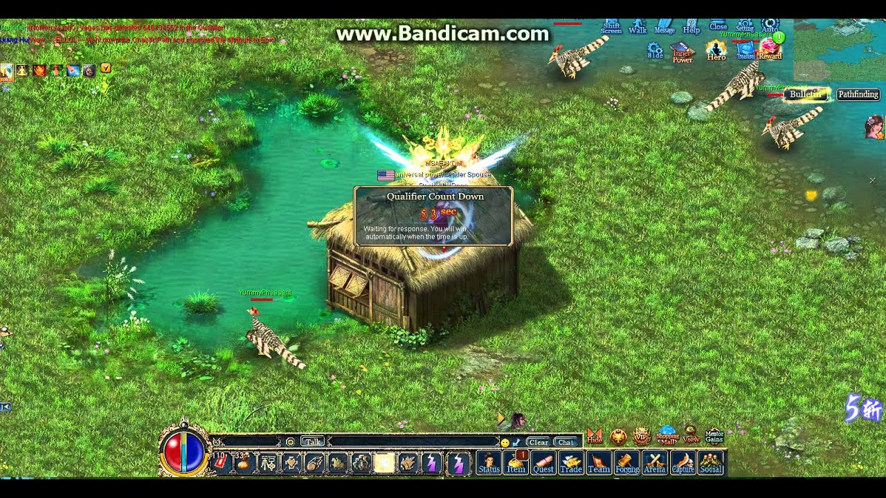 Conquer Online with my Epic Weapon on my Fire Taoist