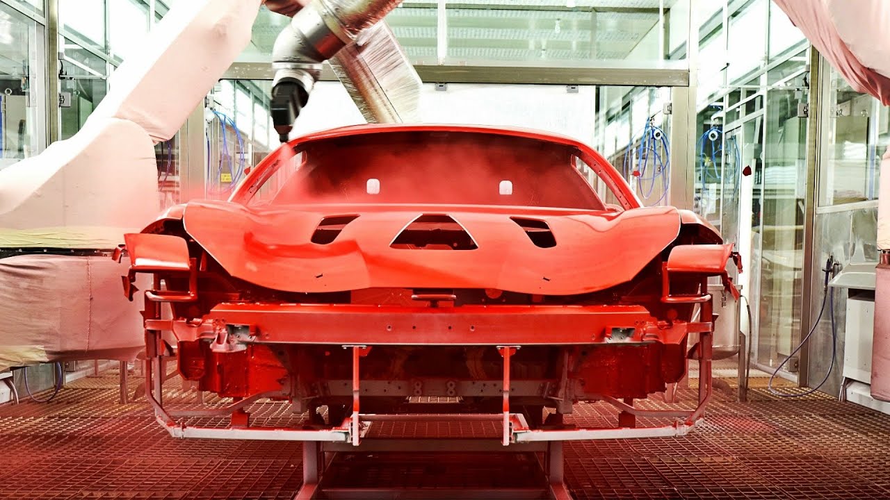come si vernicia una FERRARI 458 ITALIA