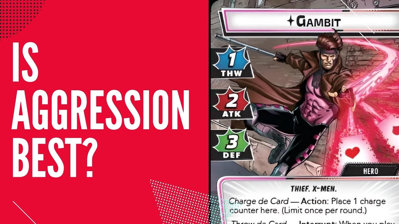 Playing Gambit in Aggression - Marvel Champions