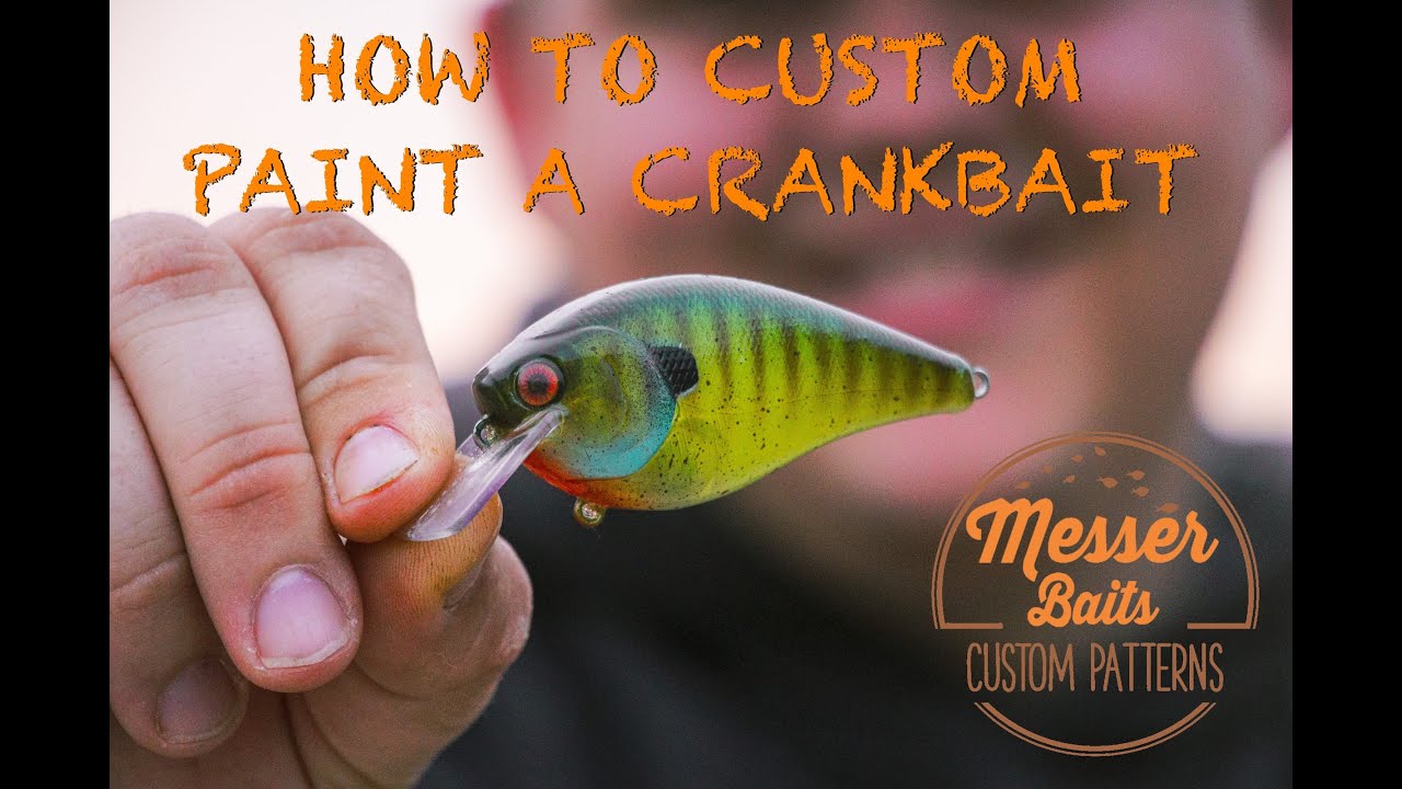 HOW TO CUSTOM PAINT A CRANKBAIT - BLUEGILL PATTERN