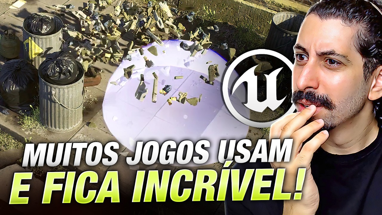 Olha só que forma CURIOSA de criar cenários para jogos na Unreal Engine 5