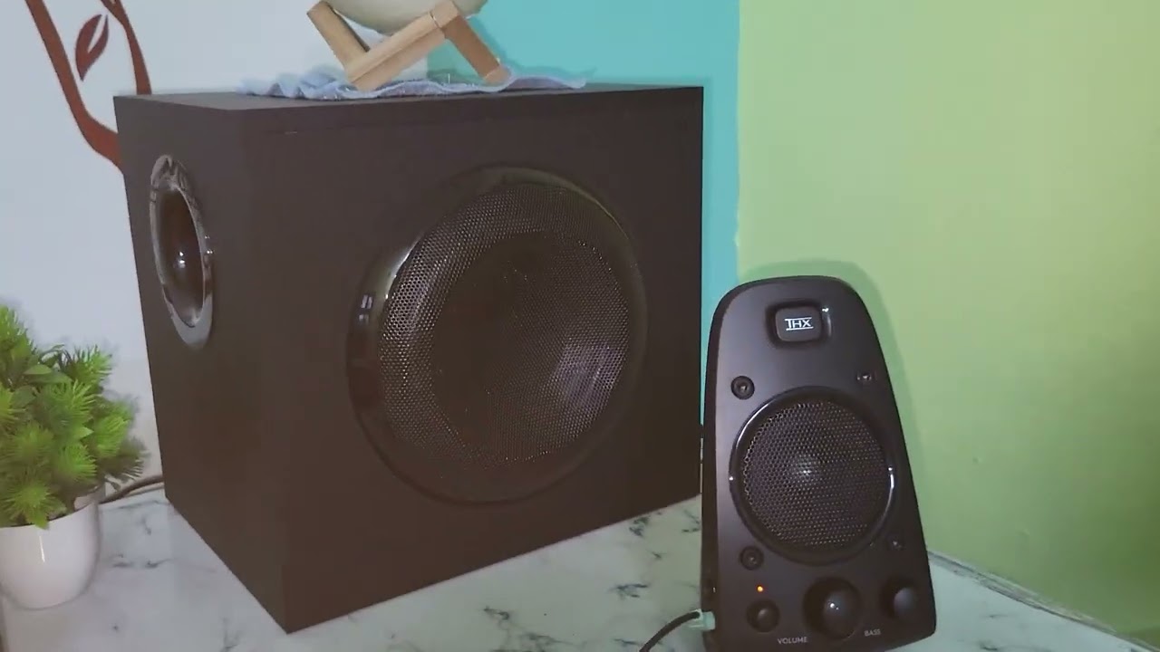 Logitech Z623 Hard Style Music Test | Thumpy and Rumbling Bass of Logitech Z623