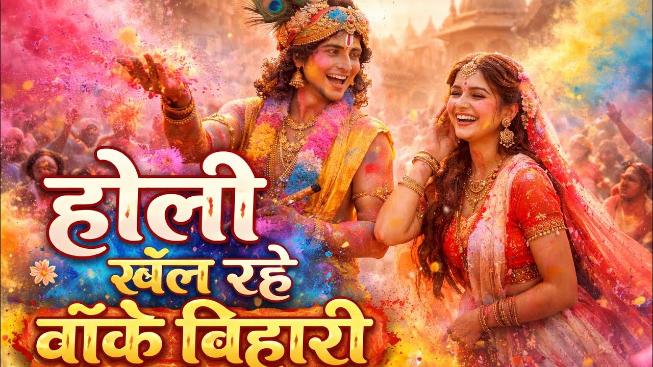 🌸होली खेल रहे बाँके बिहारी🌸