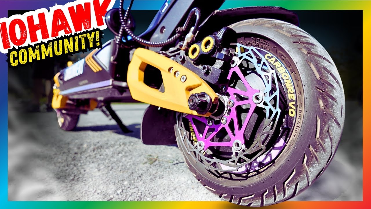IOHawk - 2000&euro; Umbau! 😎 Cooles Tuning: Jede Schraube bewegt &ndash; heftiger Community Escooter! 🔥🔧