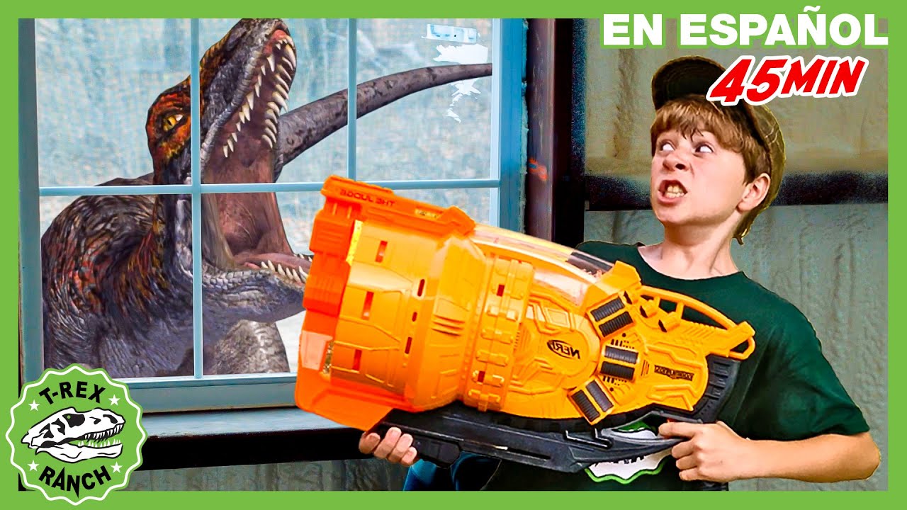 Los Rangers del Parque en la Casa Gigante de Cart&oacute;n | @TRexRanchEspanol  | Moonbug Kids