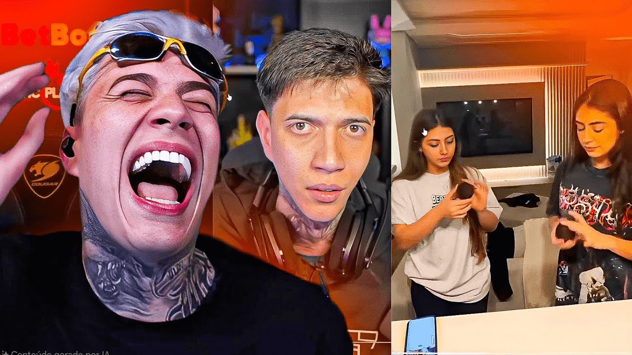 YURI22 REACT TENTE NÃO RIR NÍVEL IMPOSSÍVEL KKKKKKKKJK