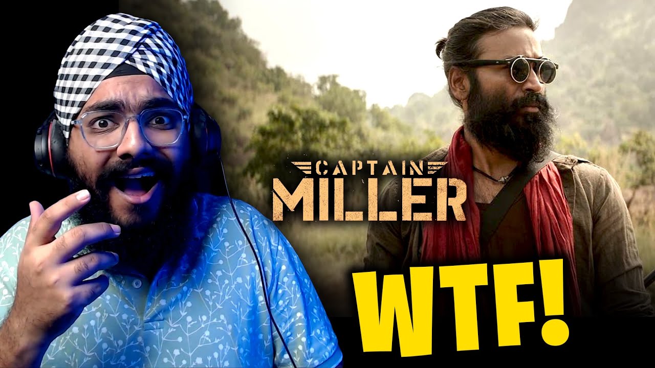 CAPTAIN MILLER Trailer REACTION | Dhanush