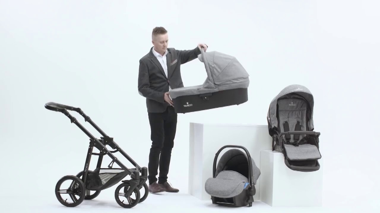 Venicci SOFT Denim Grey 3in1 Travel System