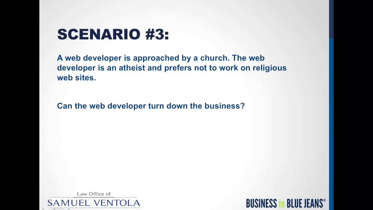 RFRA and the First Amendment Explained for Small Business Owners - Can you turn away business?