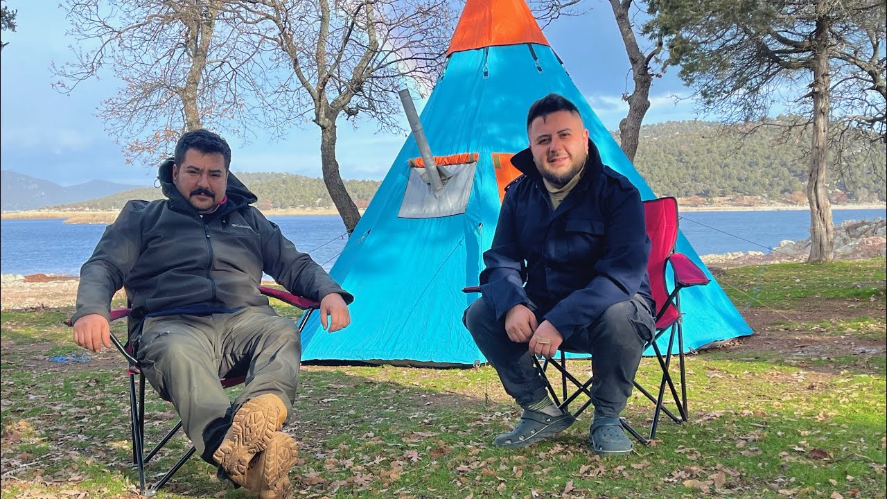 KIZILDERİLİ ÇADIRIMIZLA   KAMP YAPTIK