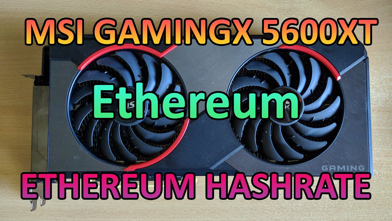 RX 5600XT - Ethereum Hashrate
