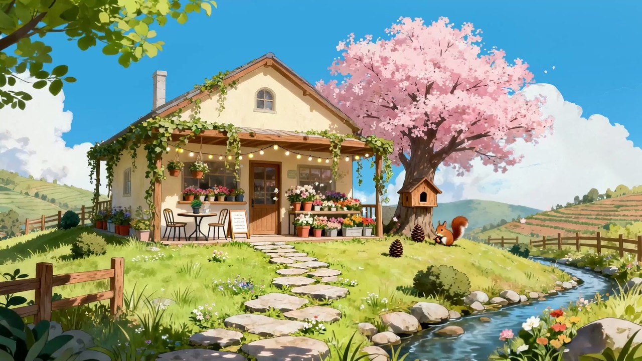 Peaceful Countryside Morning 🌿 Relaxing Lofi Vibes for Chill Summer Moments