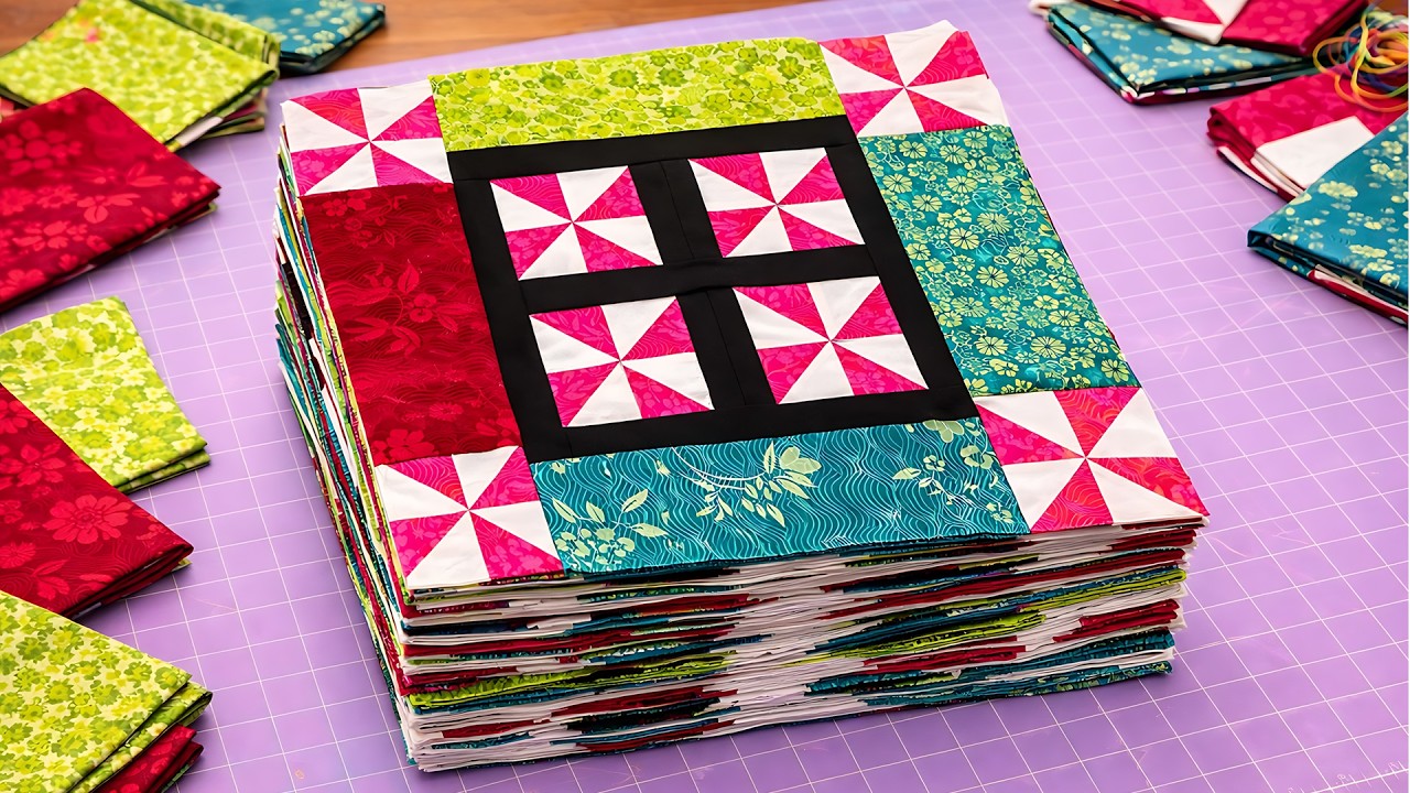 Easy Patchwork Blocks // This Quilt Block Techniques Will Delight You, But Sewing Method Very Easy.