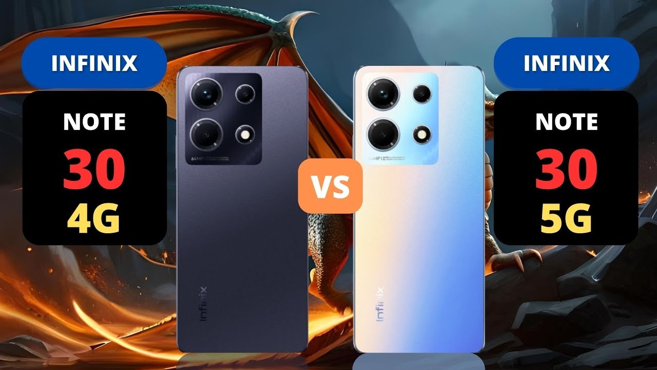 Infinix Note 30 4G vs Infinix Note 30 5G | PHONE COMPARISON