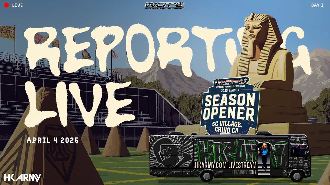 HK LIVE - WCPPL Season Opener - April 4th 2025 | Bloodhawks Paintball